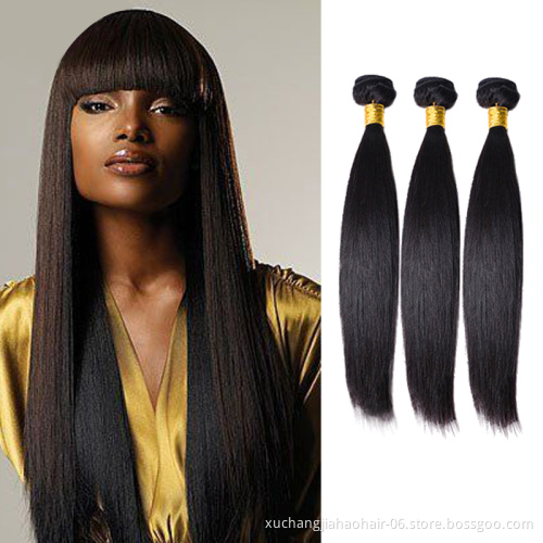 Wholesale grade 8a unprocessed good hair virgin brazilian and peruvian straight human hair bundles